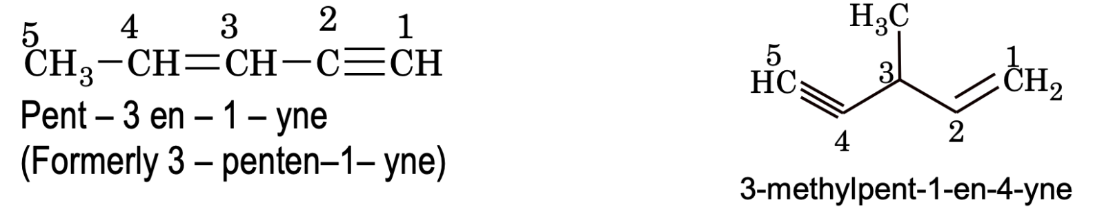 triple bond nomenclature