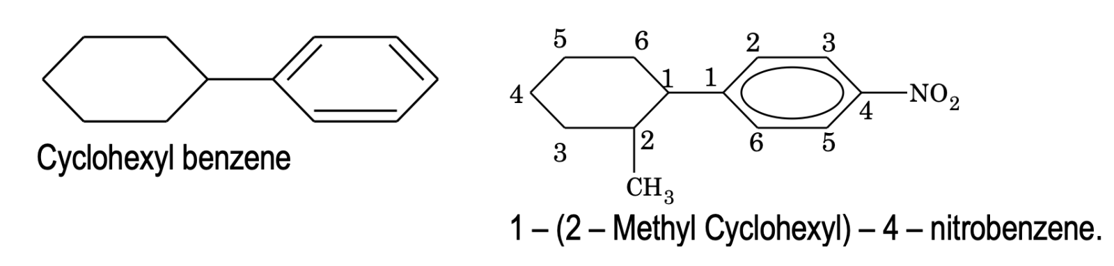 alicylic ring directly