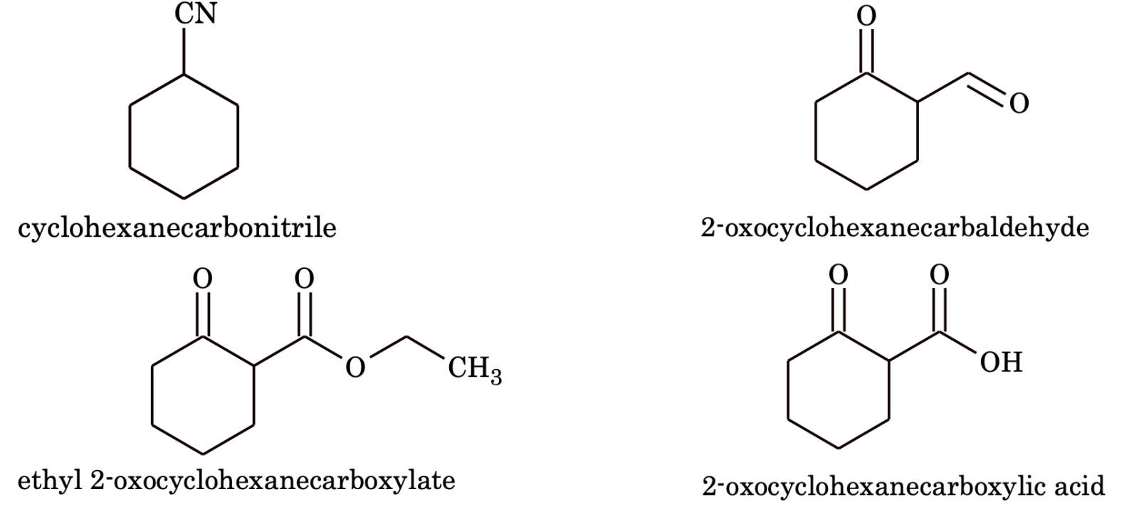 alicylic ring directly