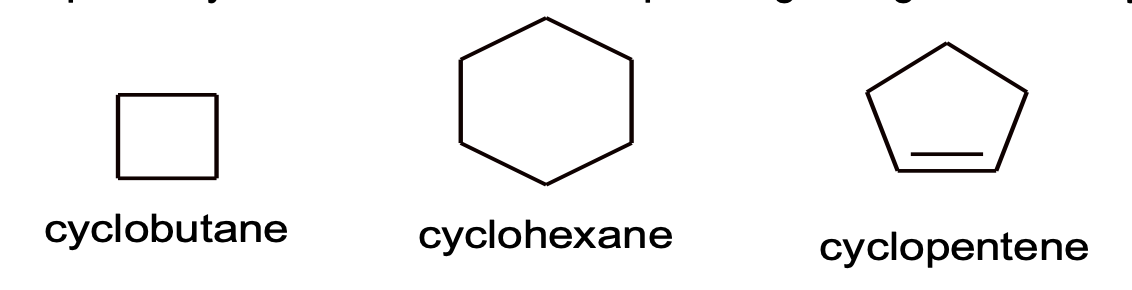 iupac nomenclature of alicyclic