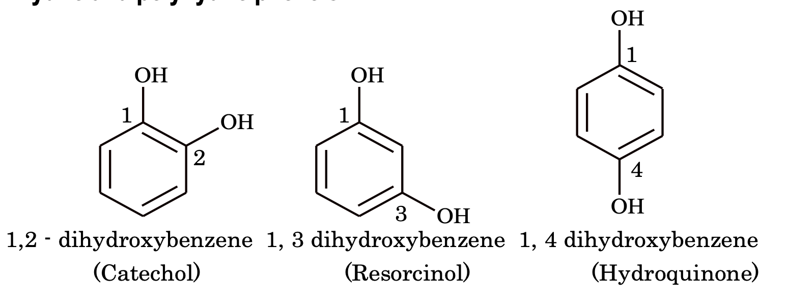dihydric and polyhydric phenols