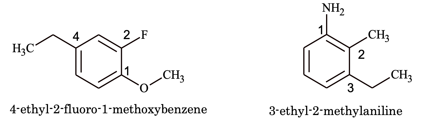 benzne nomenclature