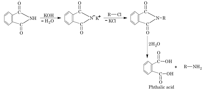 Gabriel phthalimide reaction