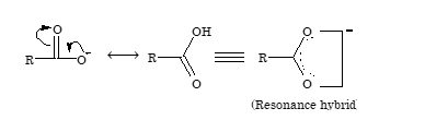 electron deficiency on oxygen atom 