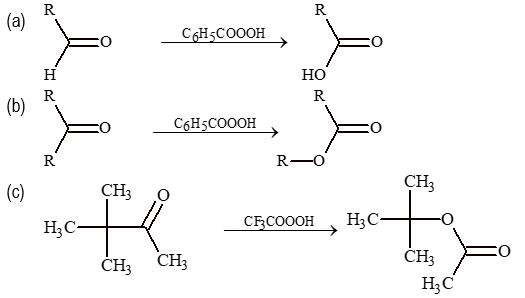 Baeyer Villiger oxidation