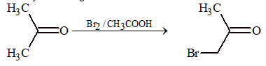 Acid catalysed halogenation