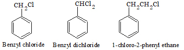 Aralkyl halides