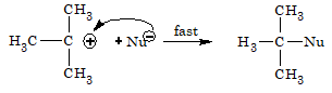 SN1 mechanism Step 2