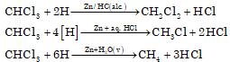 Reduction with zinc and HCl