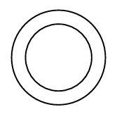 Circular ring diagram showing inner and outer circles