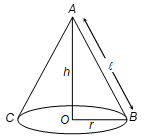 CURVED SURFACE AREA OF A CONE