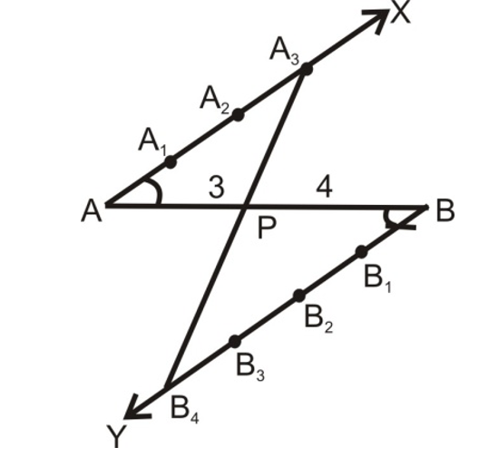 Decide a line segment of length 6 cm internally in the ratio