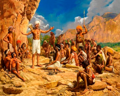 Birsa addressing his tribe