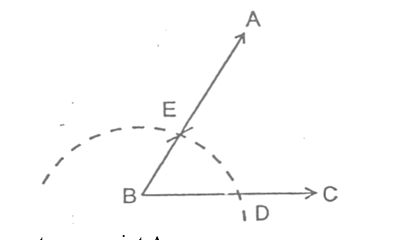 To Construct the Requires Angle