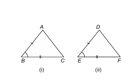ASA Congruence Criterion (Angle-Side-Angle):