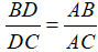 Angle Bisector Theorem
