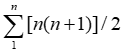 Sum of Natural Numbers Formula