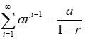 Sum of geometric sequence Formulas