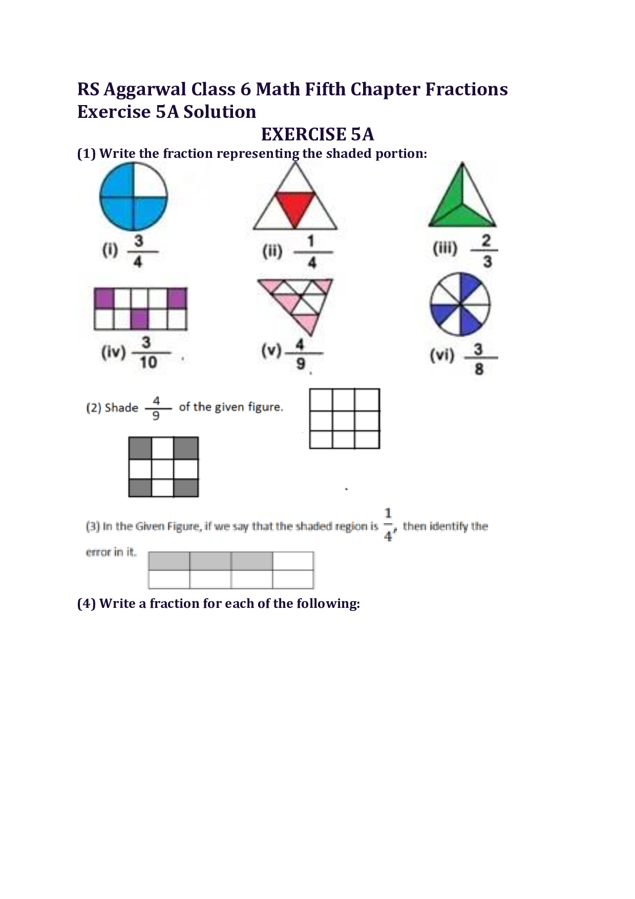 Chapter-5 Fractions