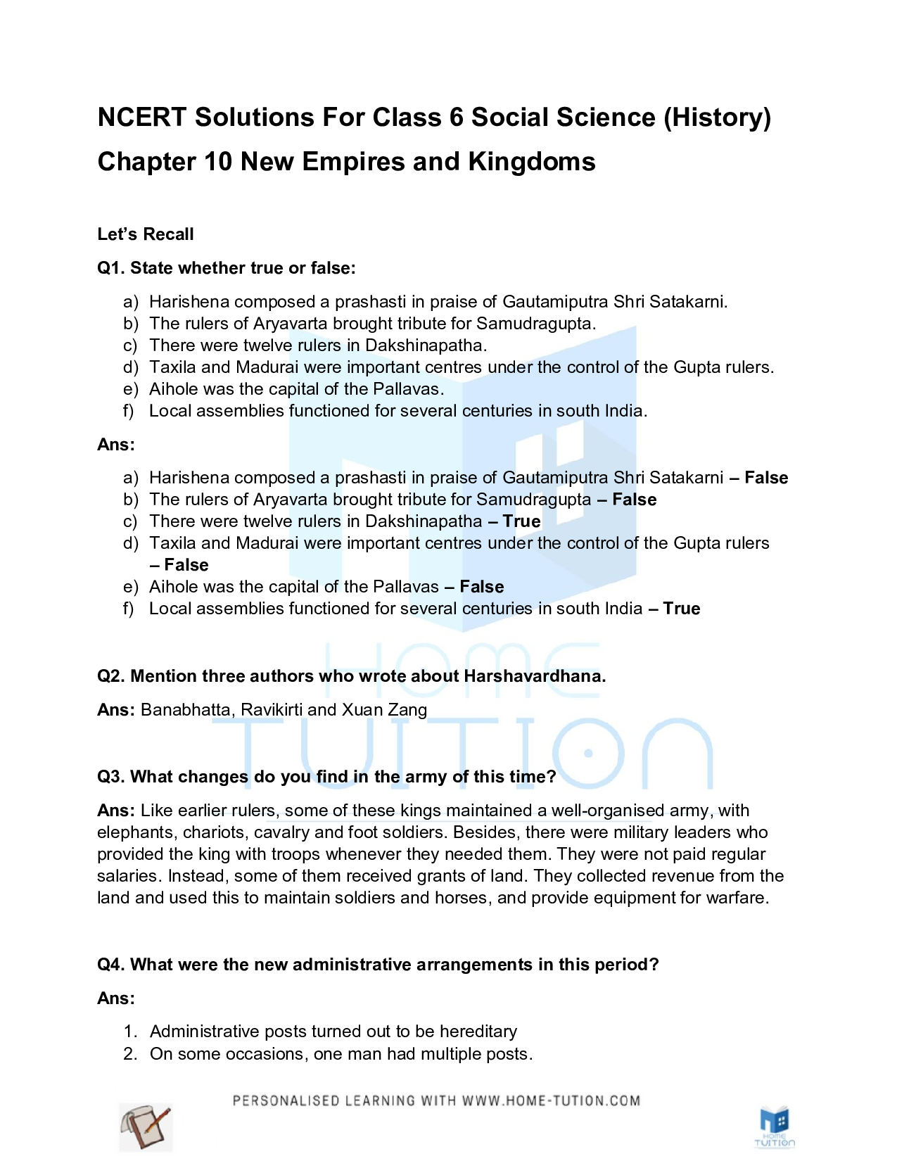Chapter 10 New Empires and Kingdoms