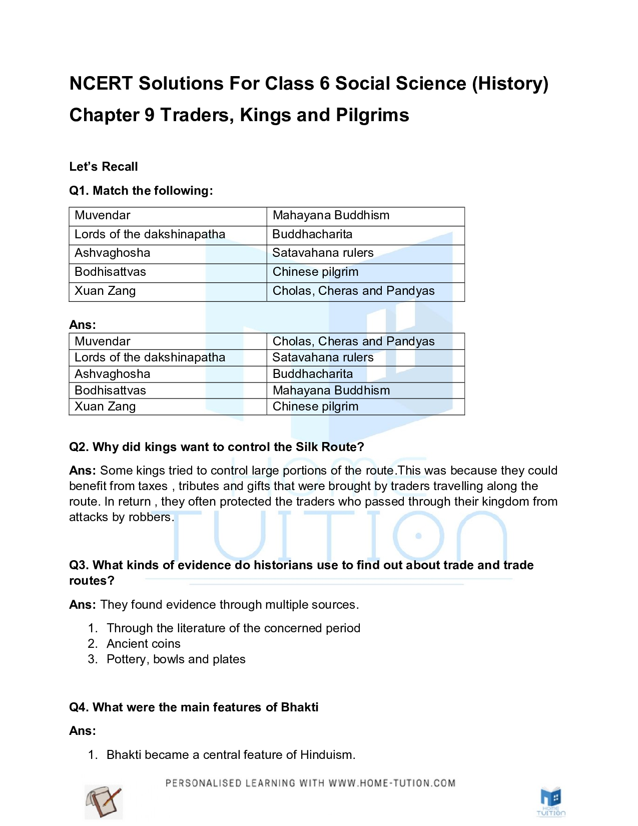 Chapter 9 Traders Kings and Pilgrims