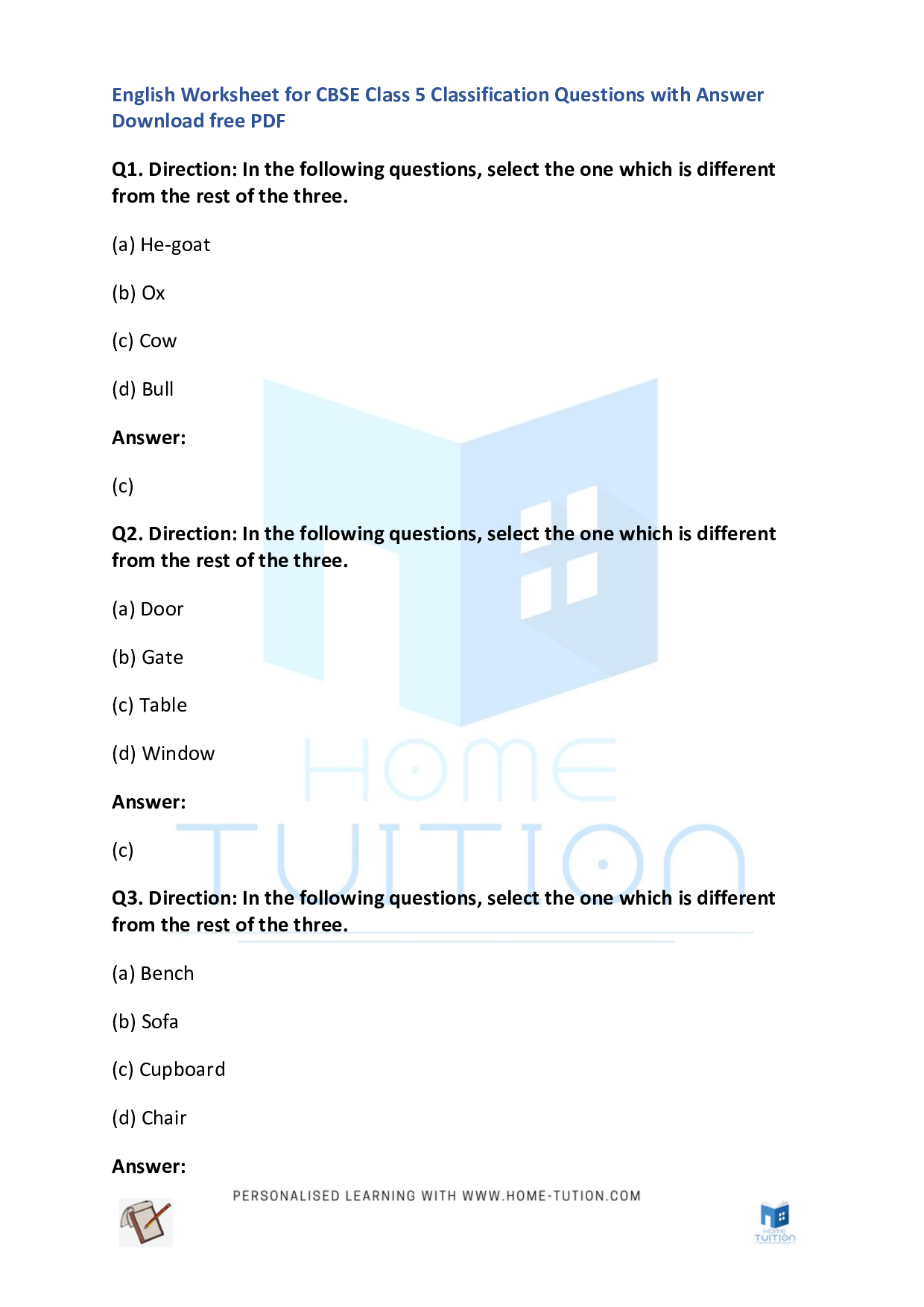 cbse-worksheet-for-class-5-english-classification-free-pdf-home-tution