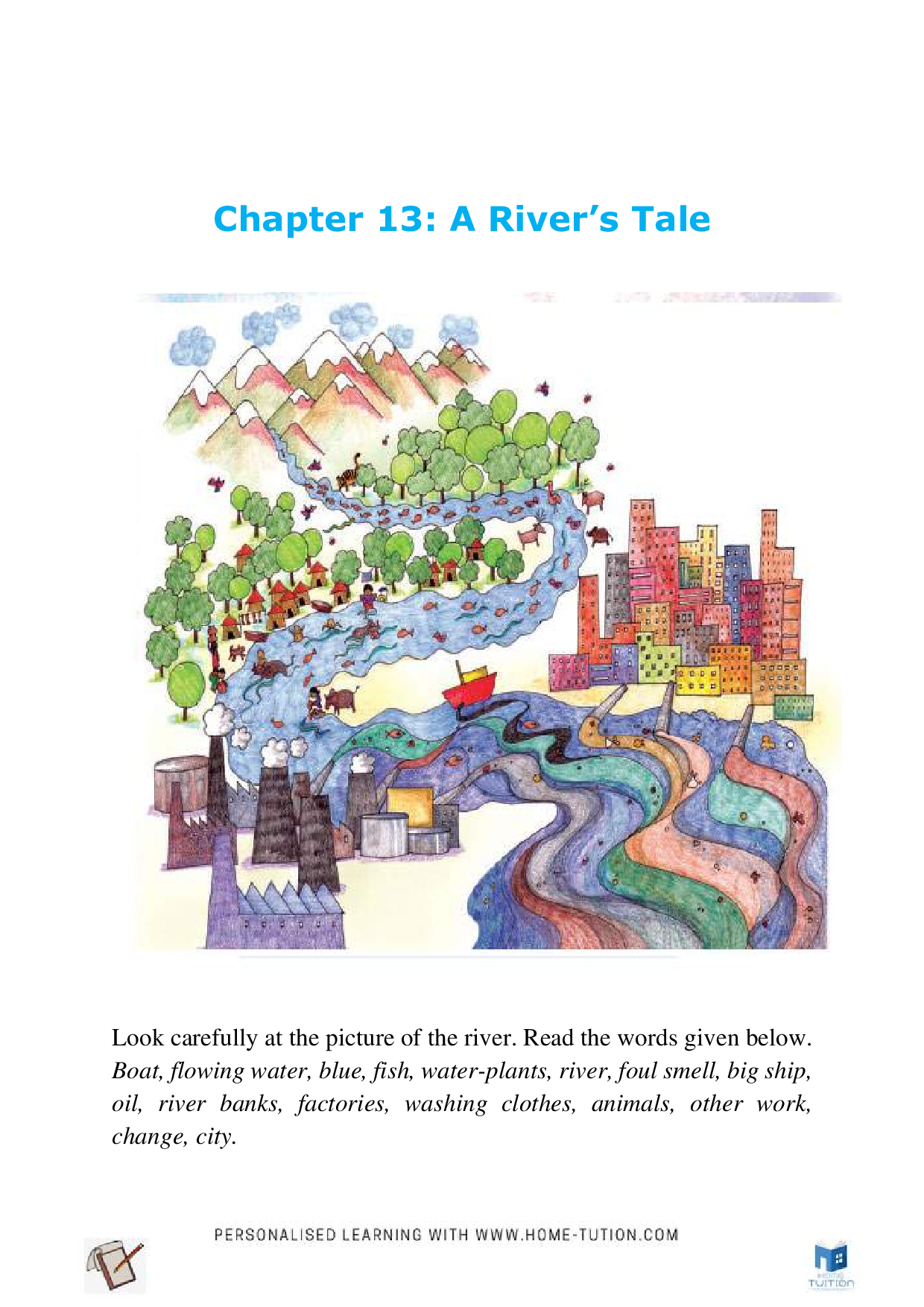 NCERT Class 4 EVS Chapter-13 A River’s Tale