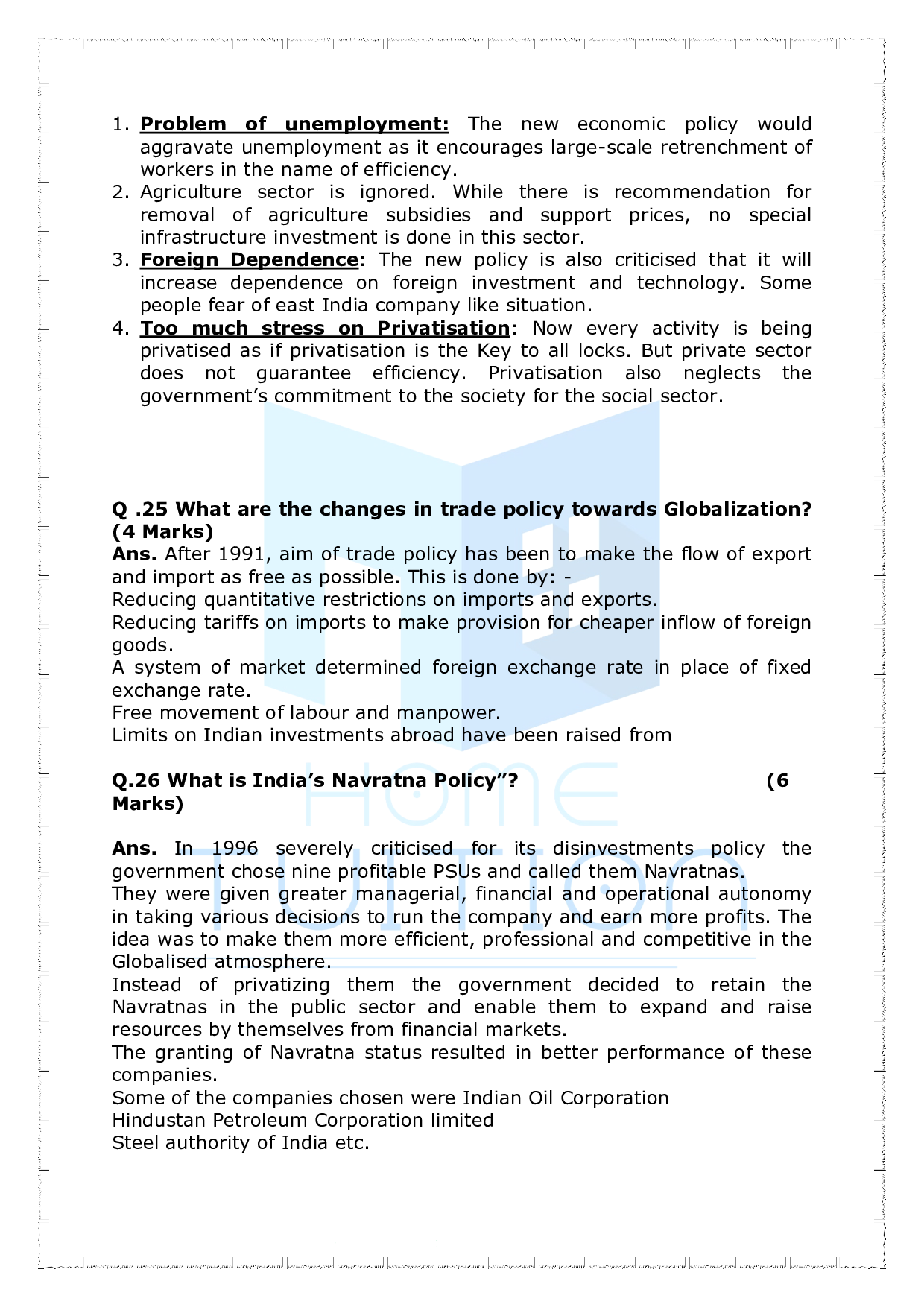 Chapter 3 Liberalisation, Privatisation and Globalisation -An Appraisal