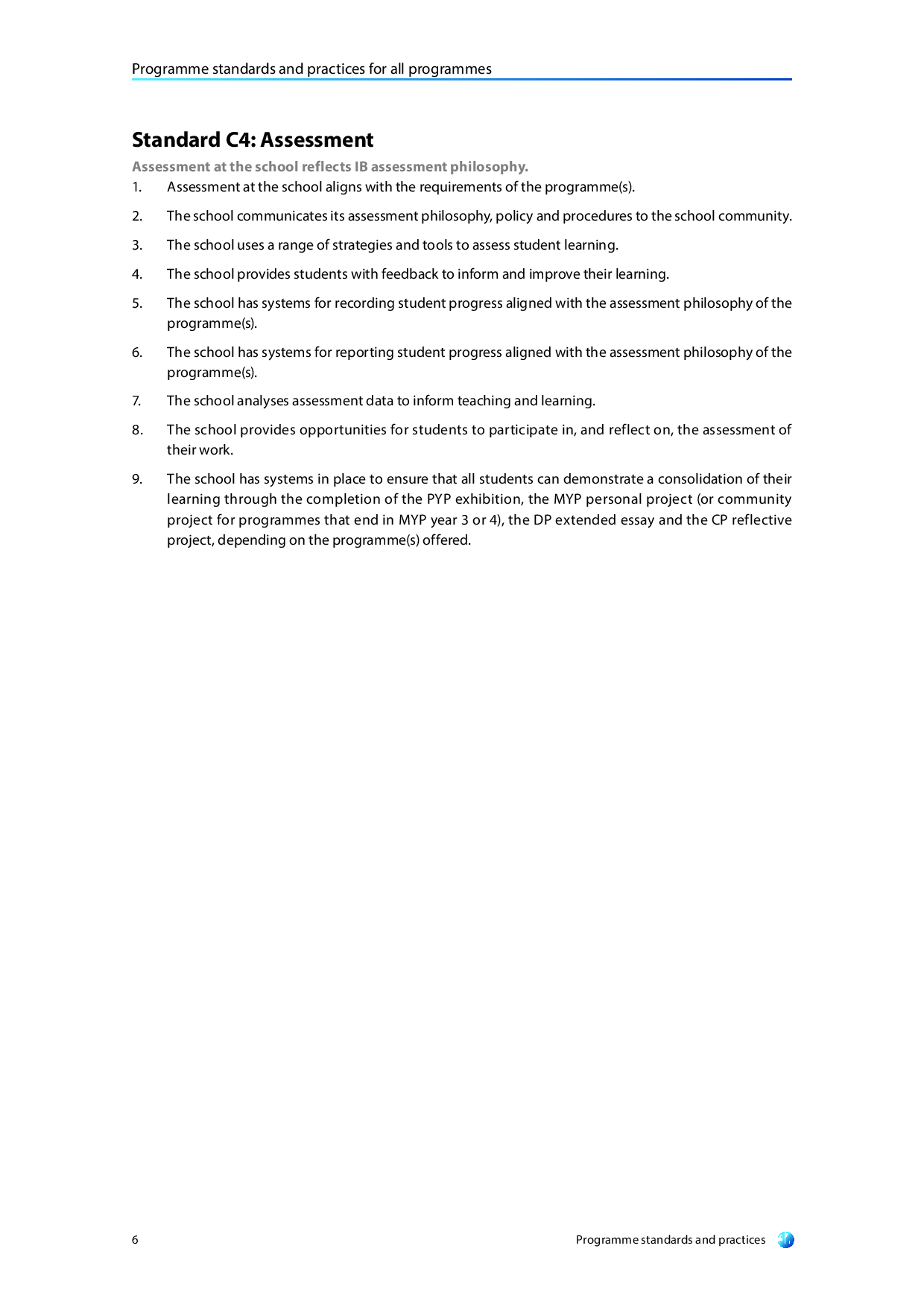 Curriculum framework of Primary Years Programme (PYP) of IB Board