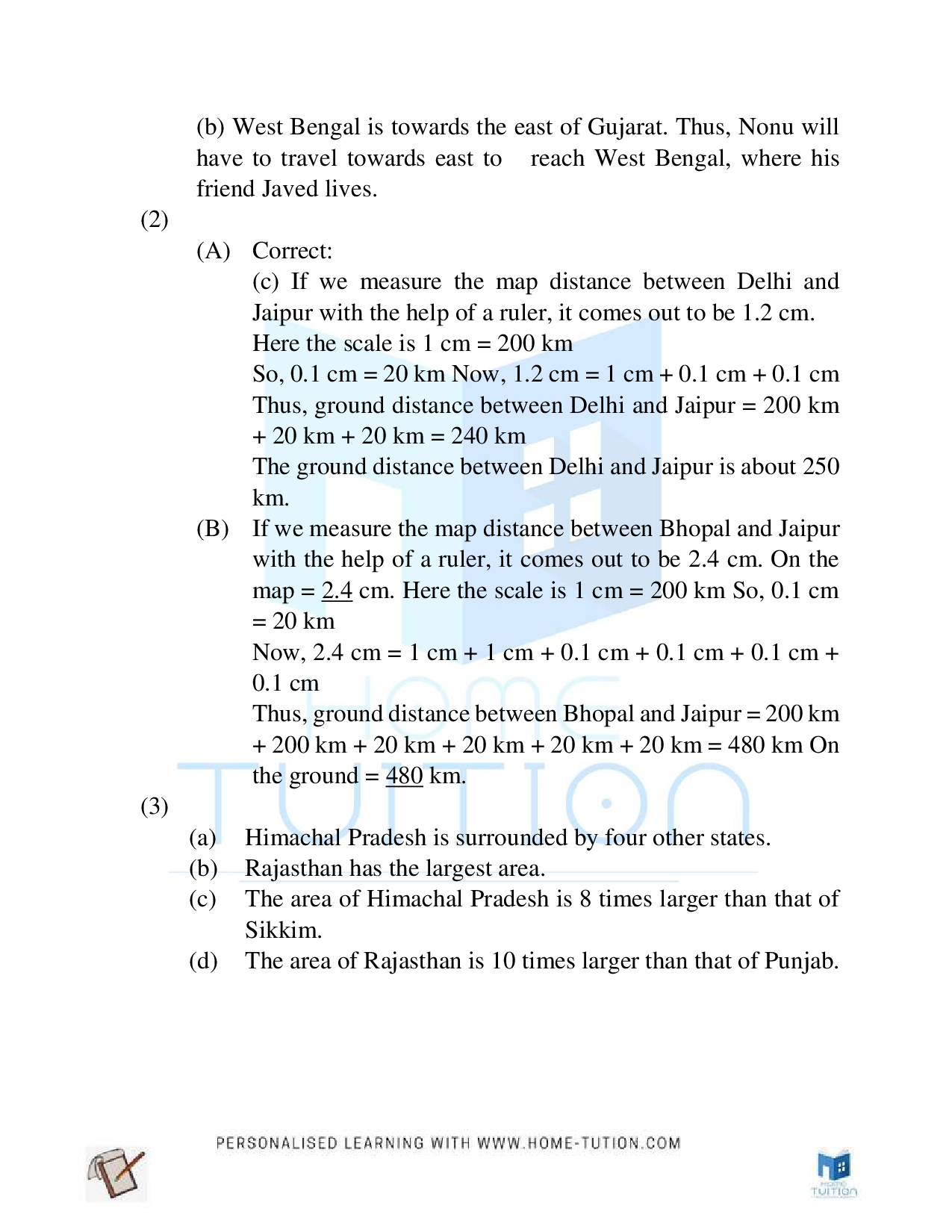 NCERT Class 5 Maths Chapter 8 Mapping Your Way