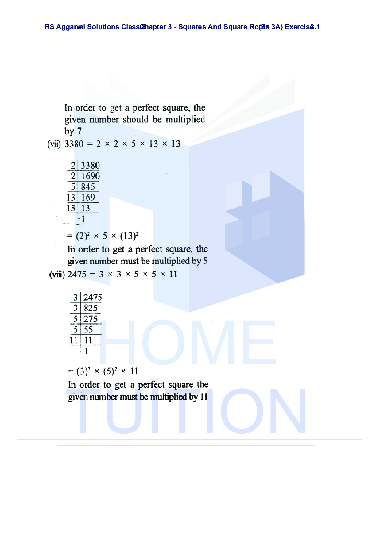 Chapter-3 Squares and Square Roots