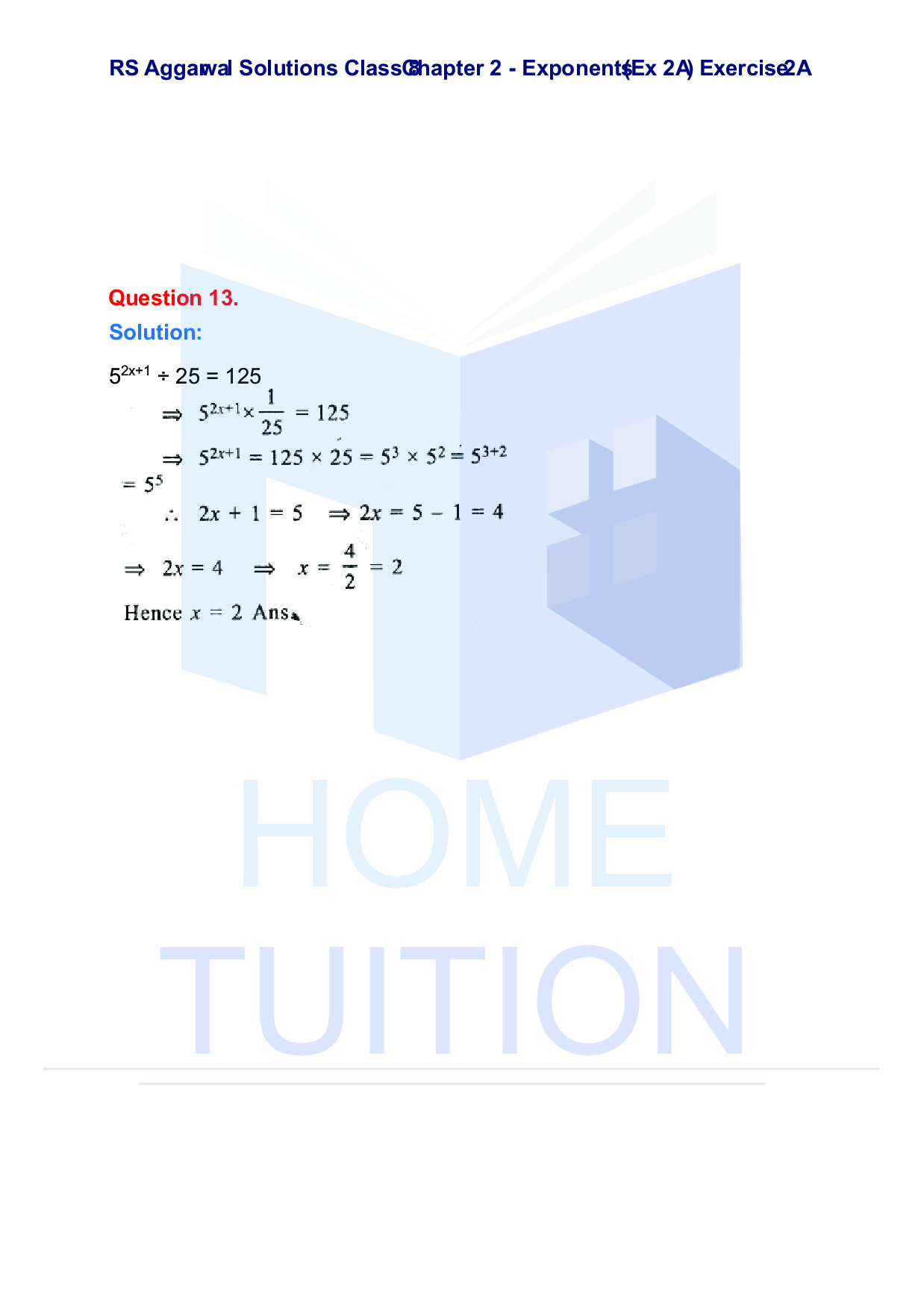 Chapter-2 Exponents