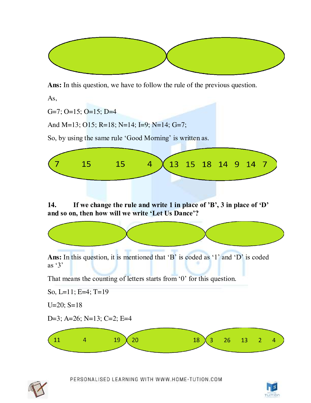 NCERT Class 4 Maths Chapter-10 Play With Patterns