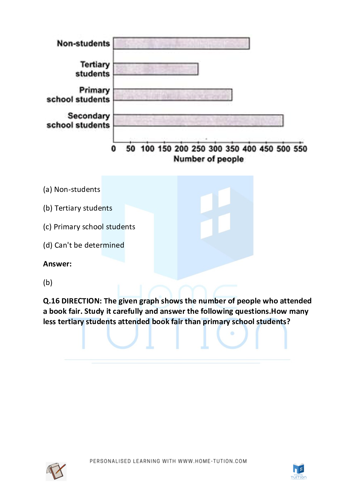 CBSE Class 3 Maths Data Handling Worksheet with Answers PDF 