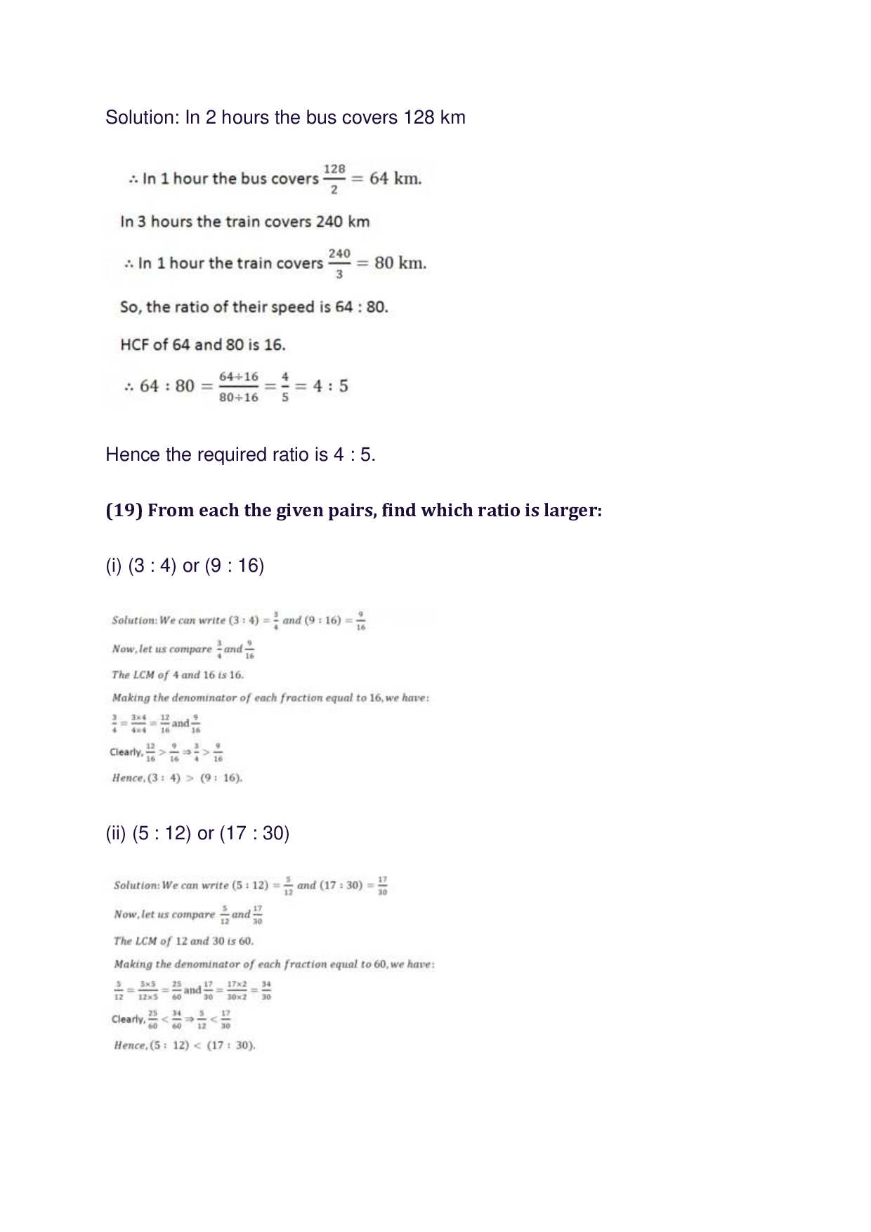 Chapter-10 Ratio, Proportion and Unitary Method