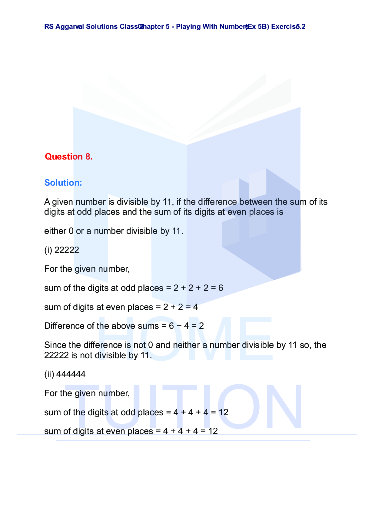 Chapter-5 Playing with Numbers