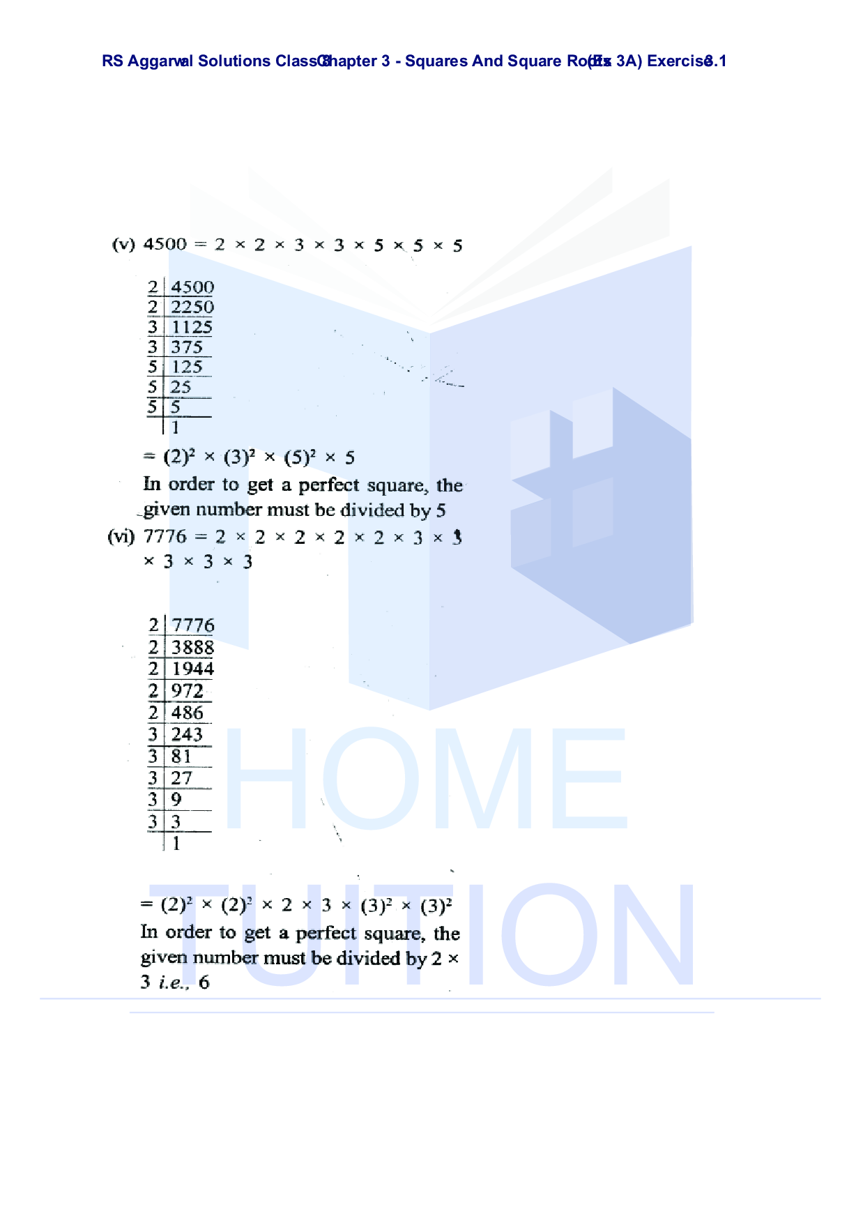 Chapter-3 Squares and Square Roots