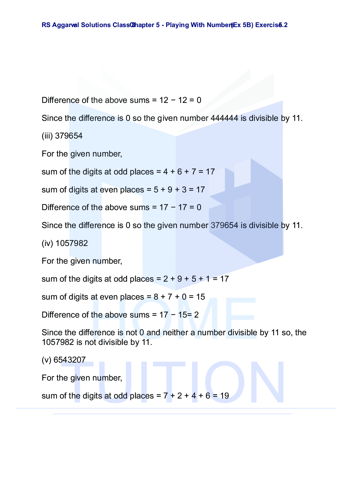 Chapter-5 Playing with Numbers