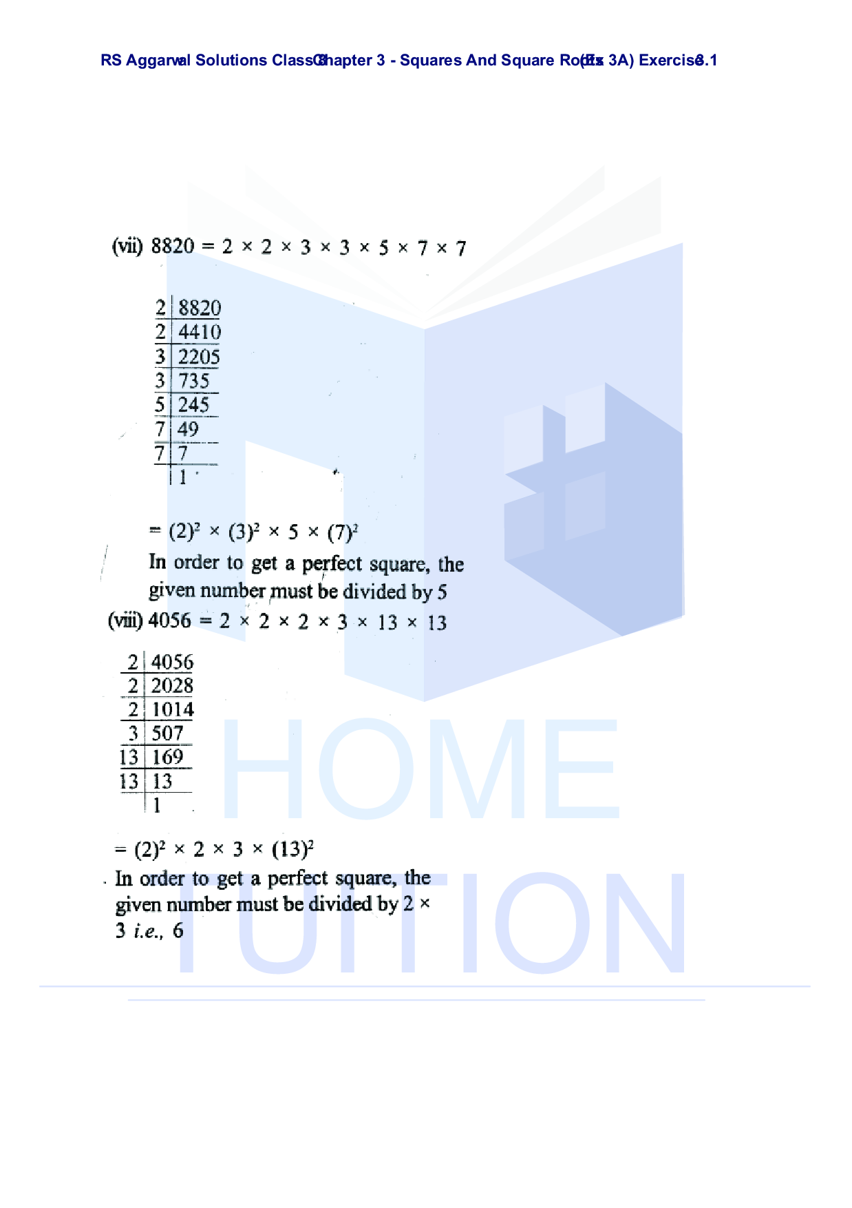 Chapter-3 Squares and Square Roots