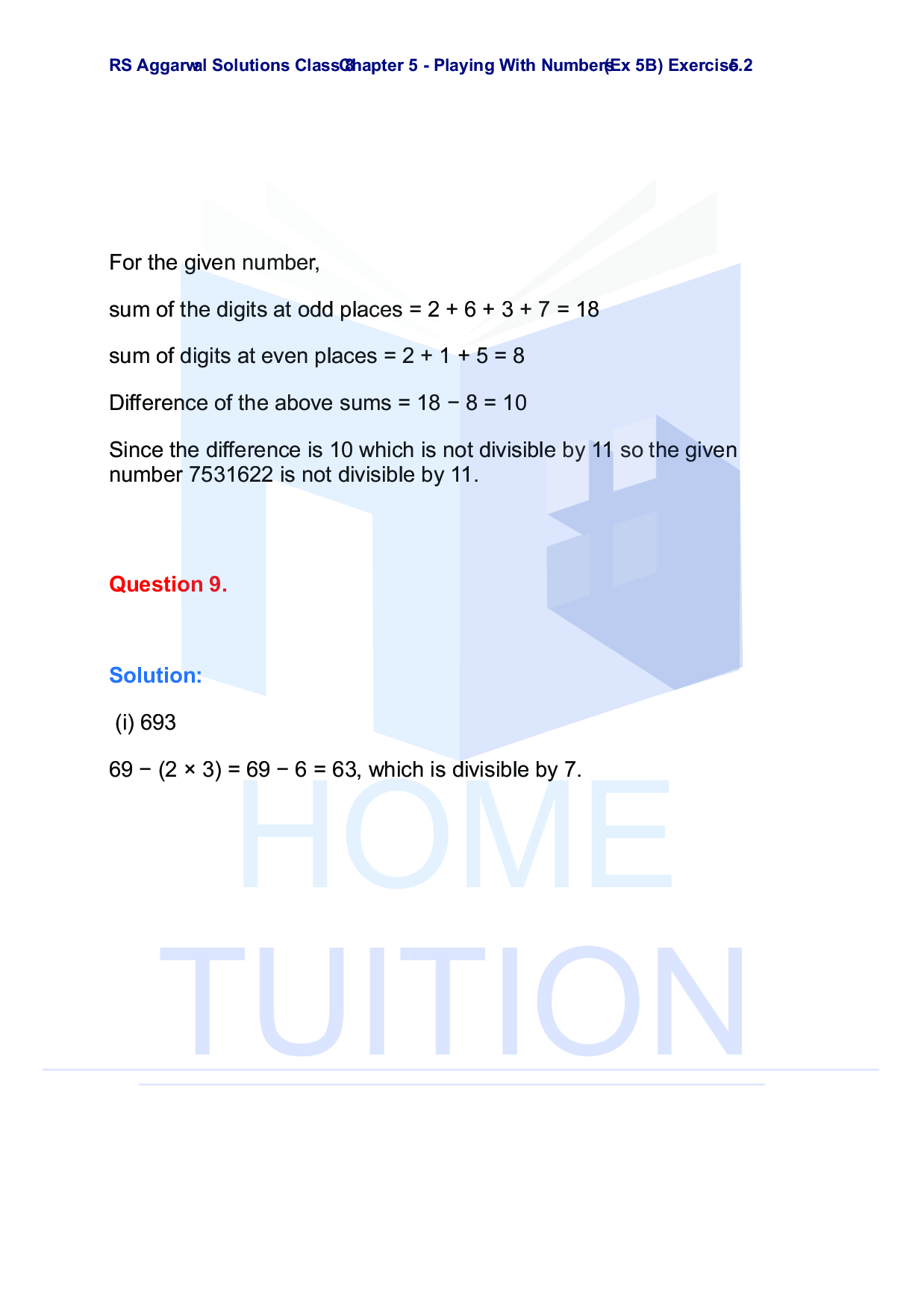 Chapter-5 Playing with Numbers