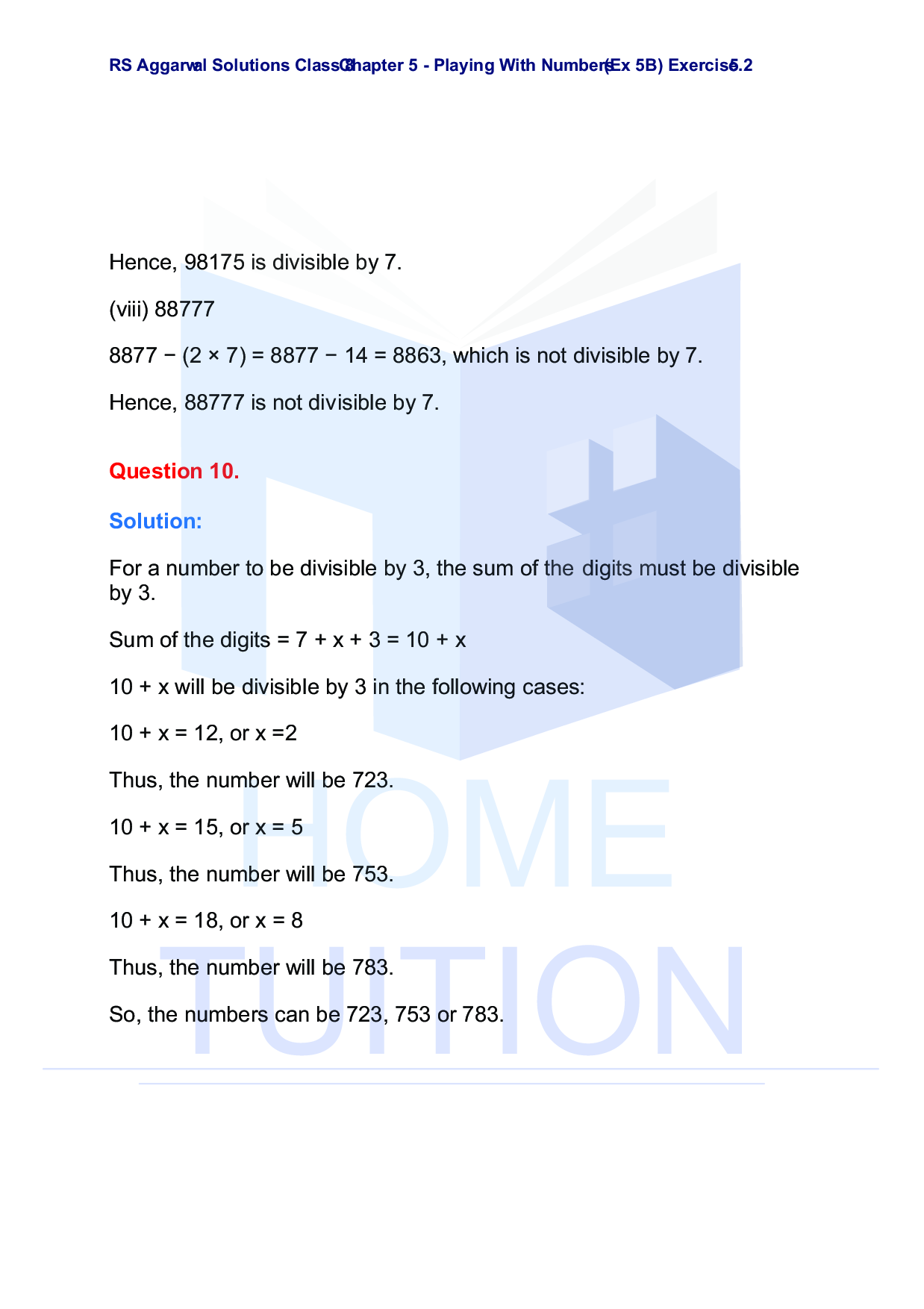 Chapter-5 Playing with Numbers