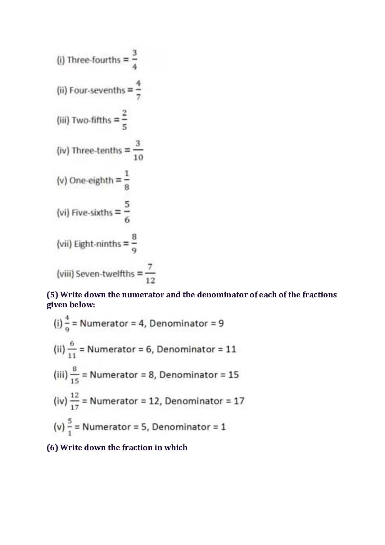 Chapter-5 Fractions