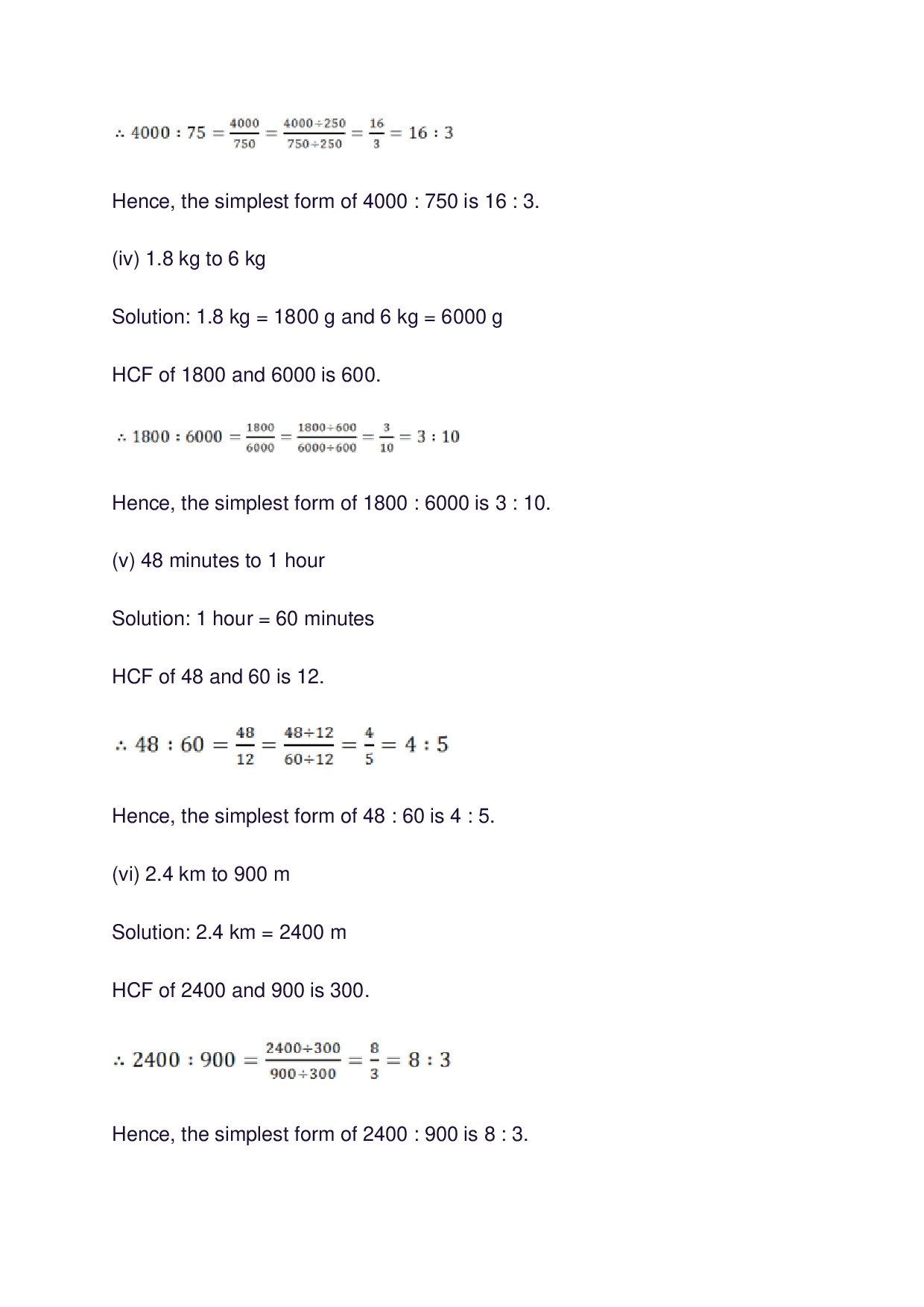 Chapter-10 Ratio, Proportion and Unitary Method