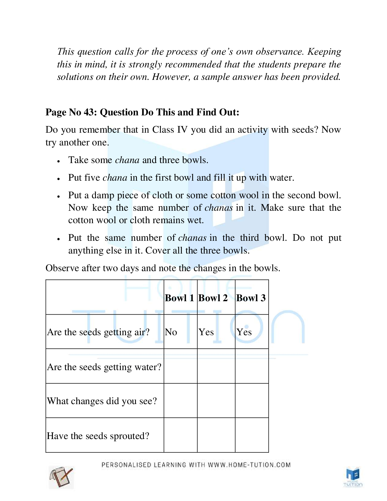 NCERT Class 5 EVS Chapter 5 Seeds and Seeds
