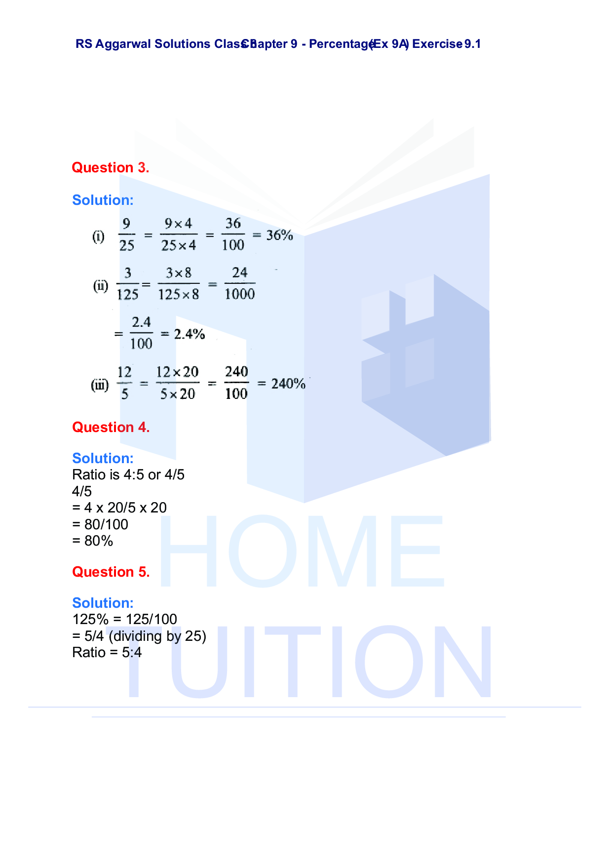 Chapter-9 Percentage