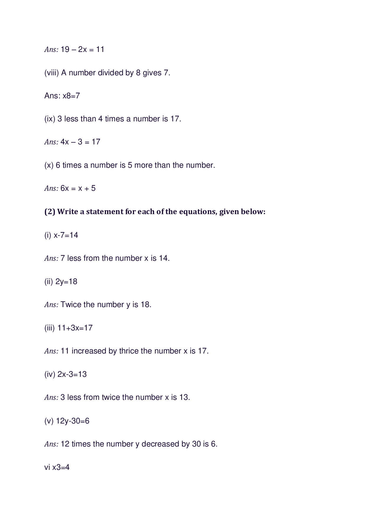 Chapter-9 Linear Equations in One Variable