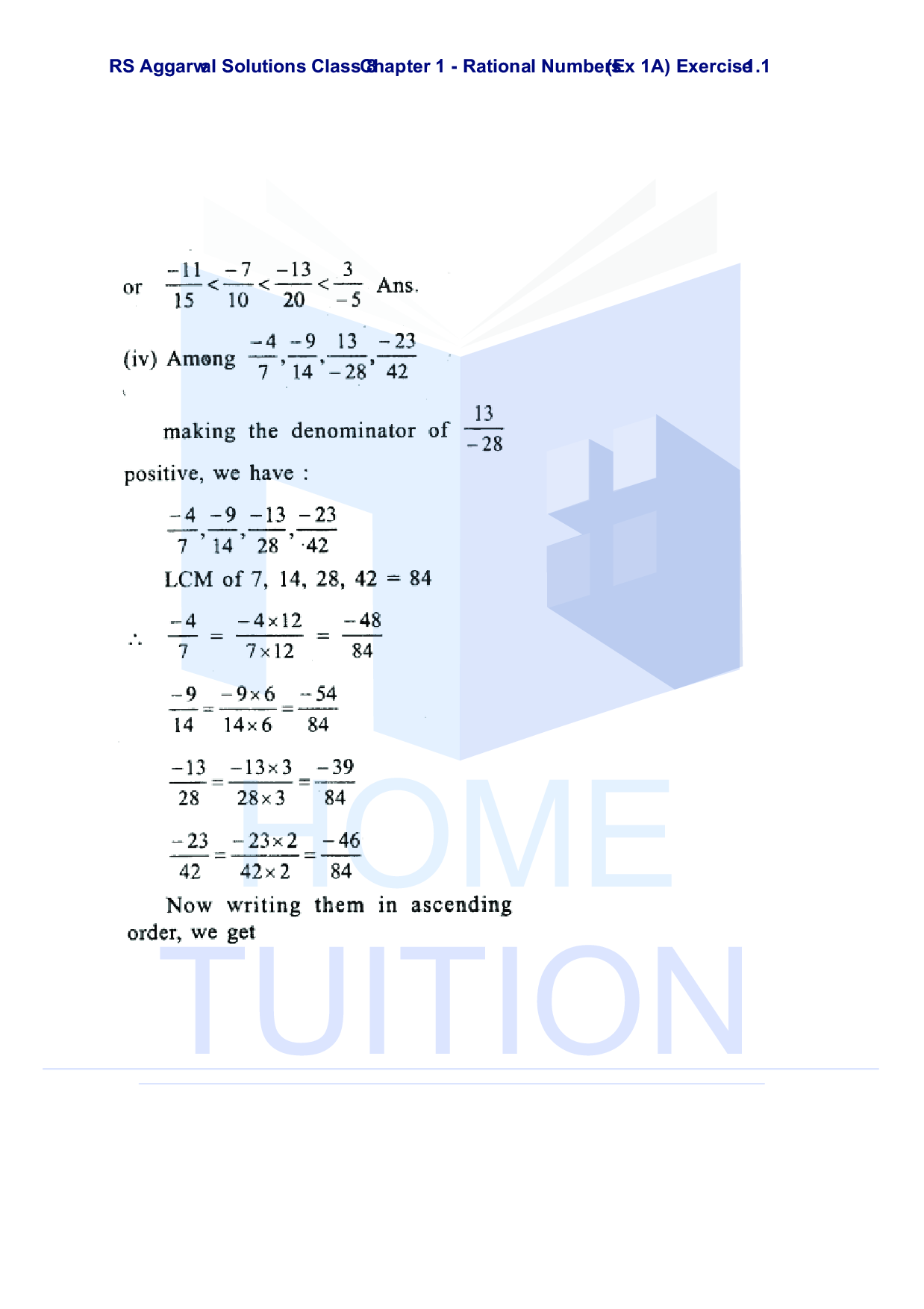 Chapter-1 Rational Numbers