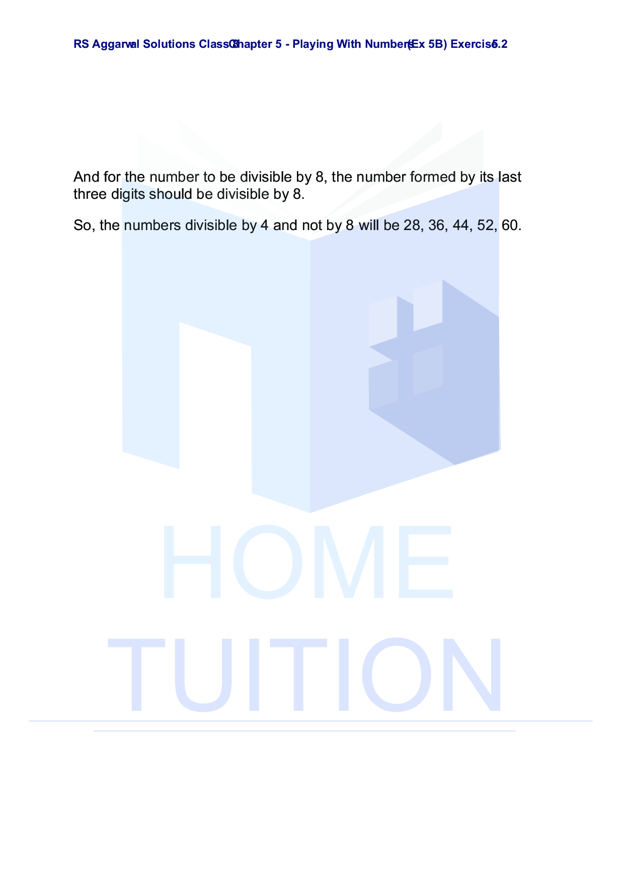 Chapter-5 Playing with Numbers