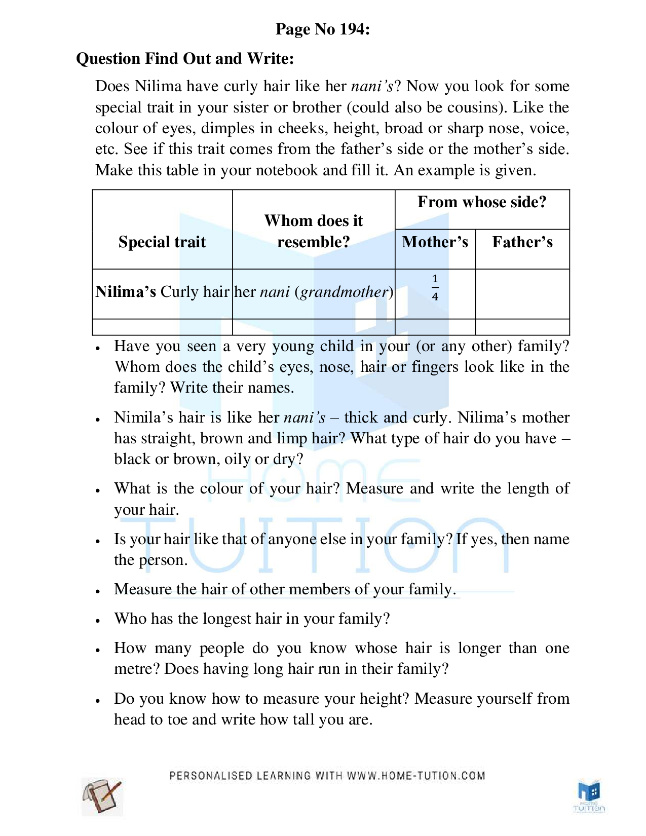 NCERT Class 5 EVS Chapter 21 Like father, like daughter
