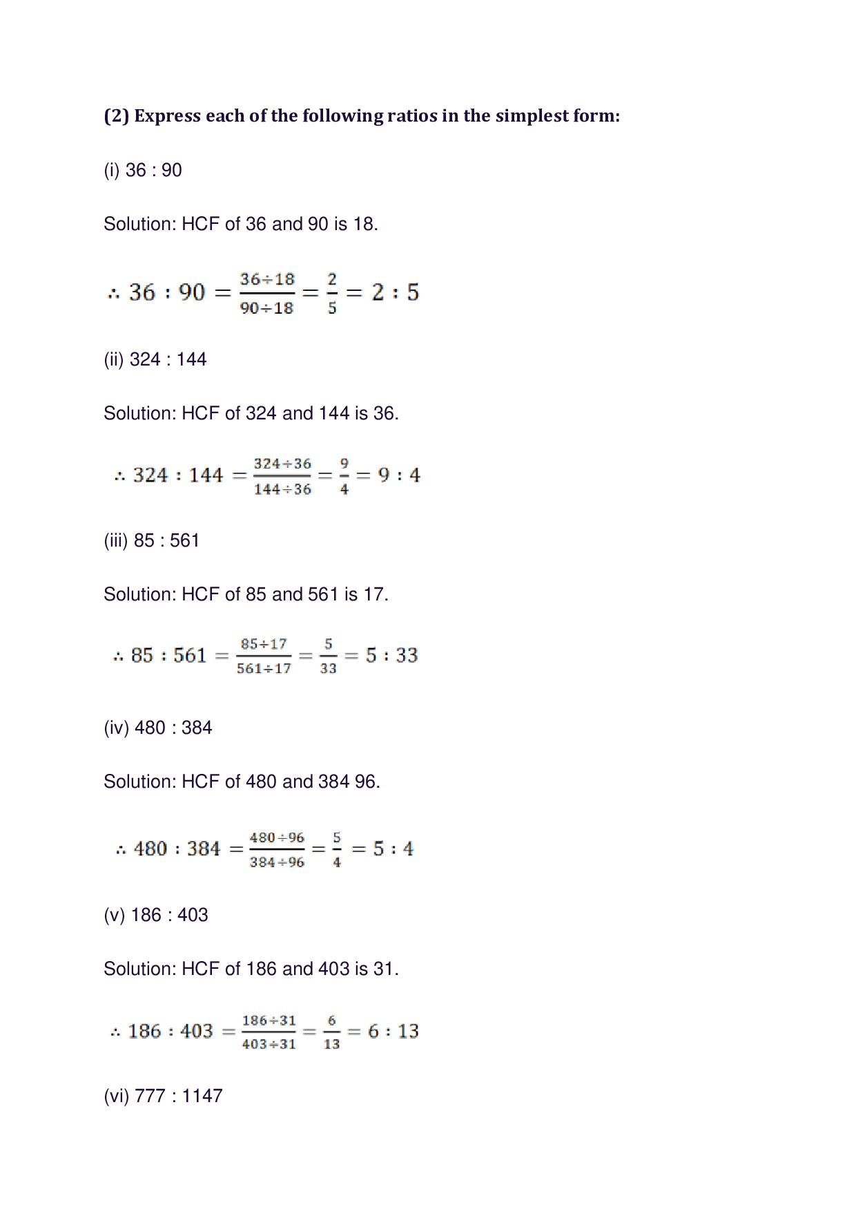 Chapter-10 Ratio, Proportion and Unitary Method